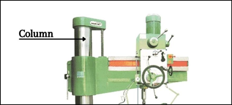 Column Of The Radial Drilling Machine