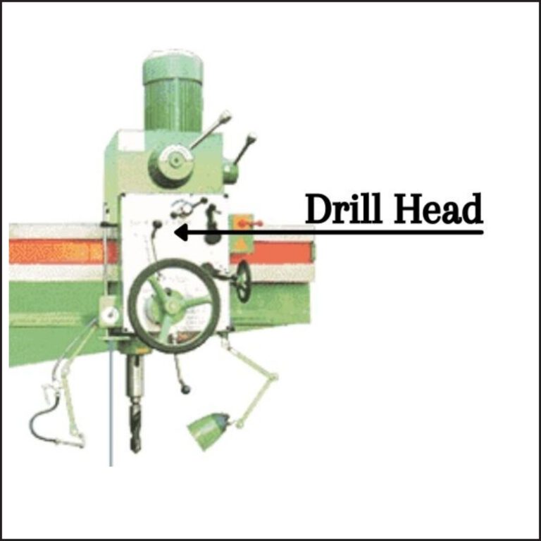 Drill Head Of The Radial Drill Machine