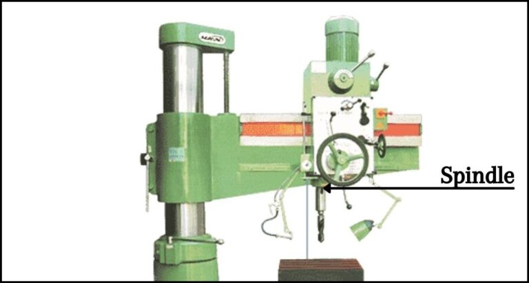 Spindle Of The Radial Drilling Machine