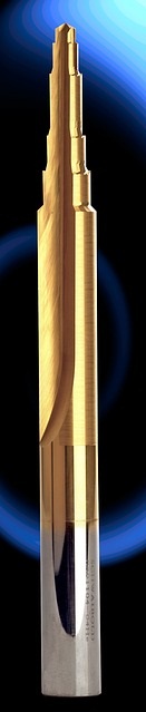 Titanium nitride coated drill bit